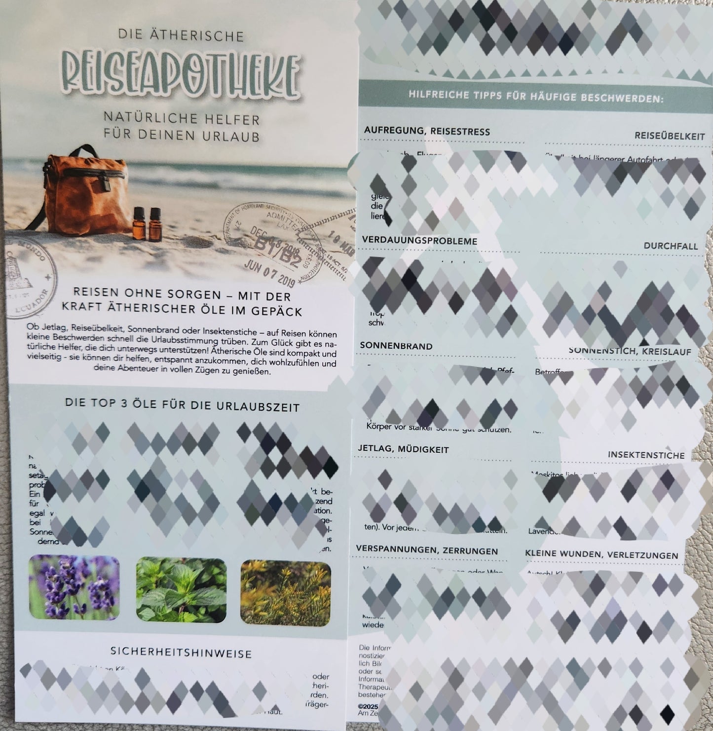 Karte Unterwegs - Deine Reiseapotheke