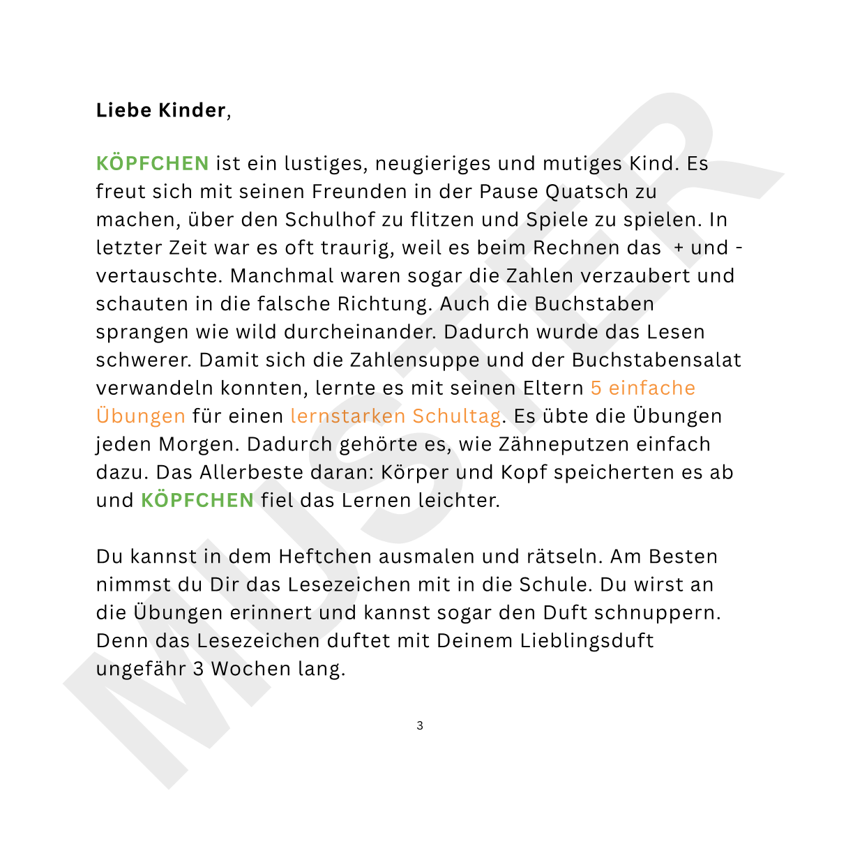 Schule ist toll - Köpfchen