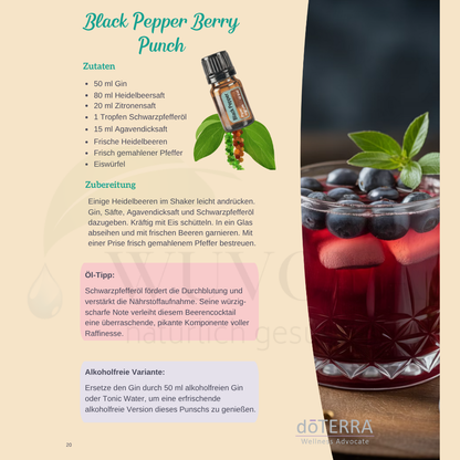 Cocktails meets Oils - Dein Cocktail Rezeptheft