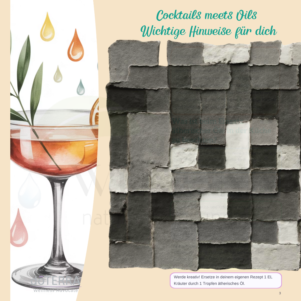 Cocktails meets Oils - Dein Cocktail Rezeptheft